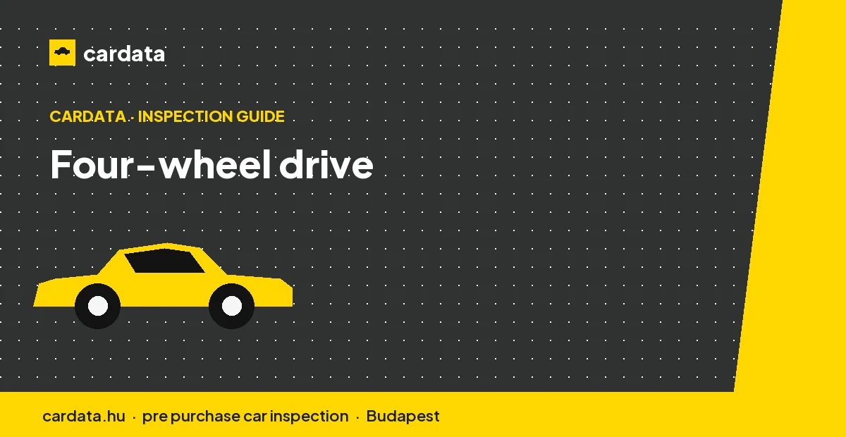 Any four-wheel-drive hardware - coupling, transfer case and fluids - is a priority check on a used SUV.