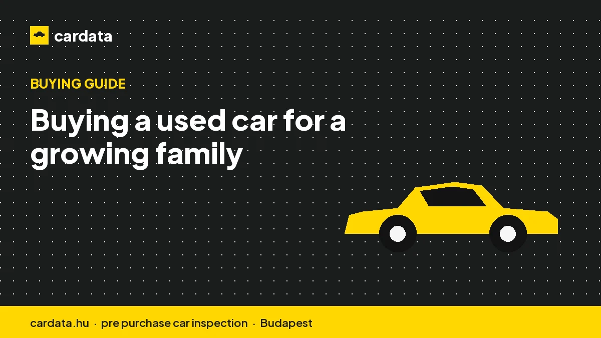 Buying a used car for a growing family