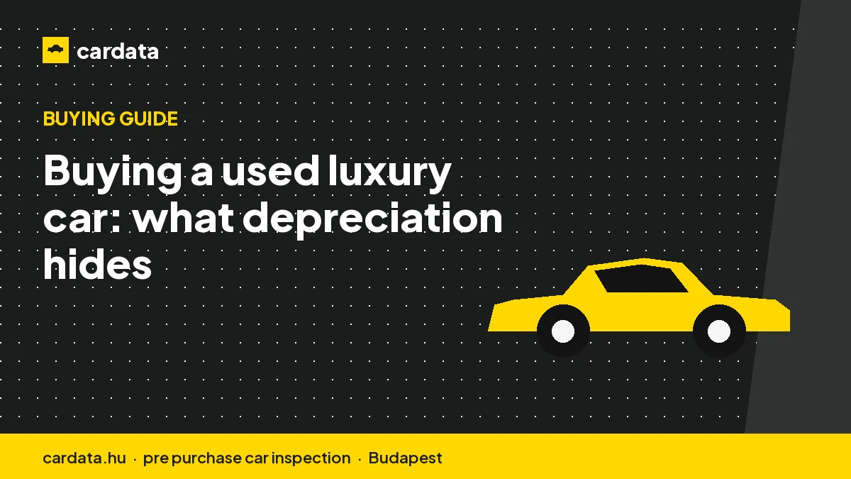 Buying a used luxury car: what depreciation hides