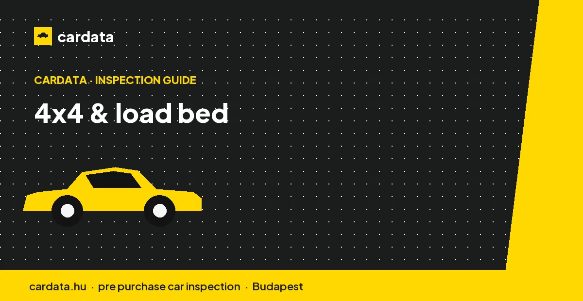 The four-wheel-drive system, the load bed and any towing history define a pickup's real condition.
