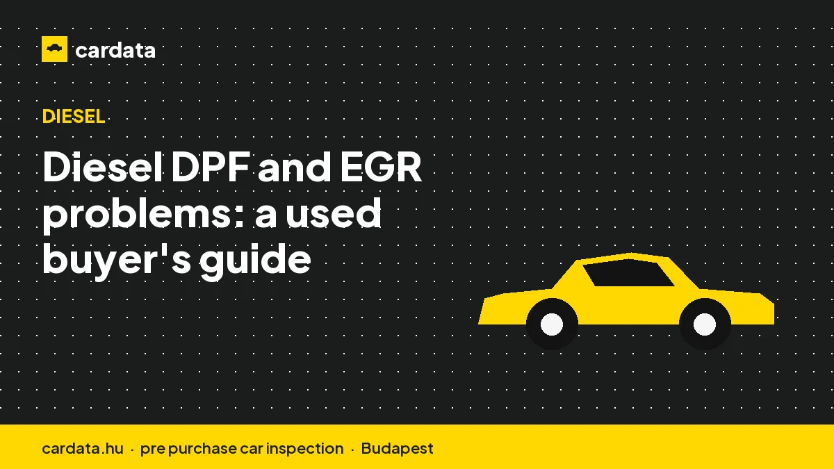 Diesel DPF and EGR problems: a used buyer's guide