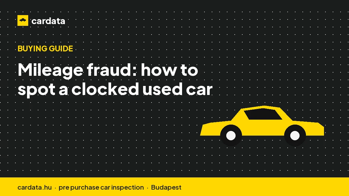 Mileage fraud: how to spot a clocked used car