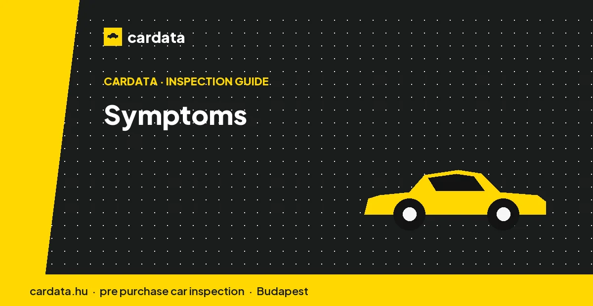 Hard starting, hesitation, cutting out and fuel-pressure fault codes point to a delivery problem.